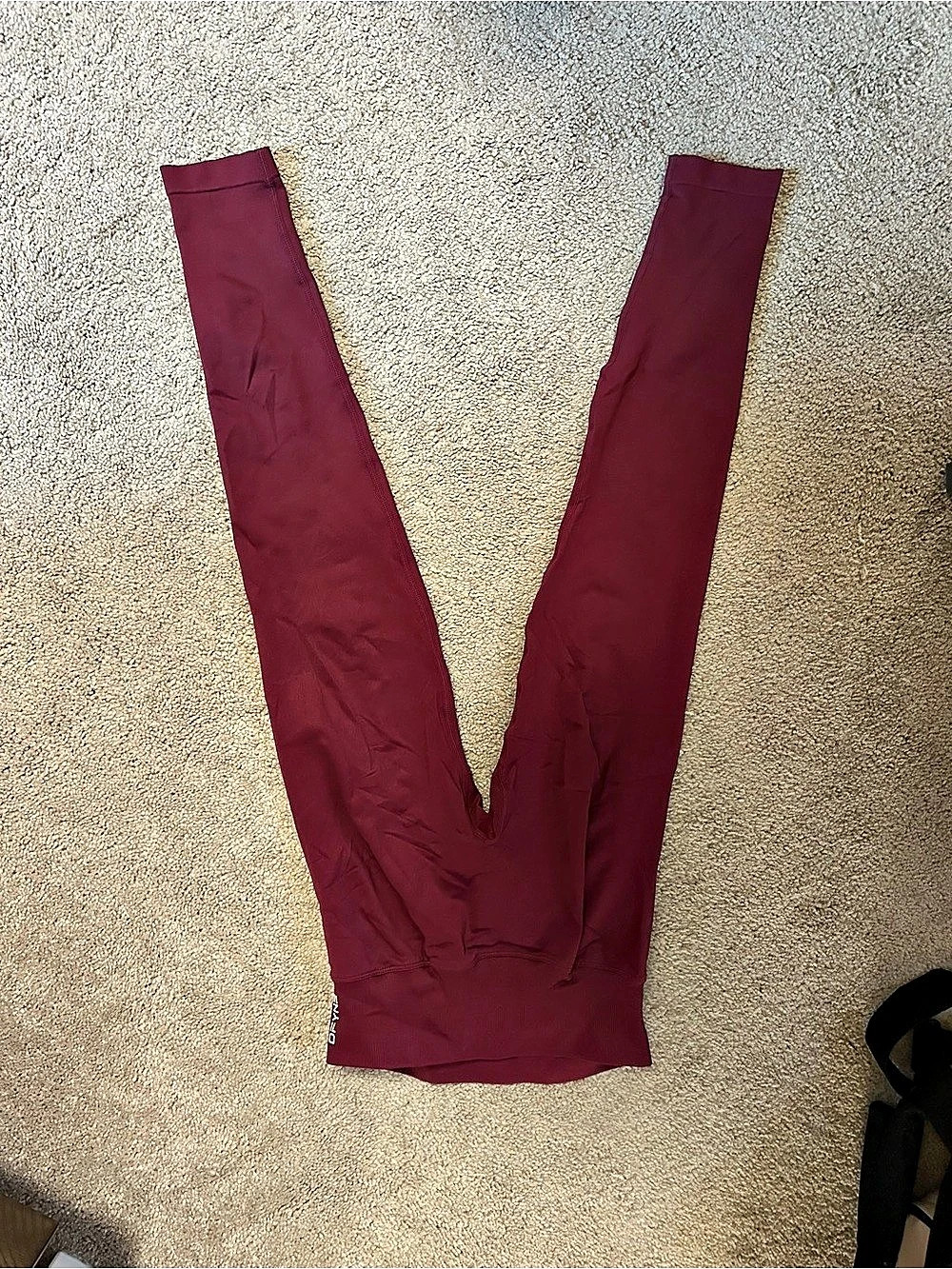 DFYNE Dynamic Leggings Burgundy Small